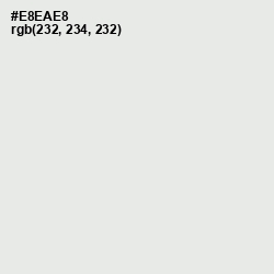 #E8EAE8 - Cararra Color Image