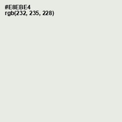#E8EBE4 - Green White Color Image