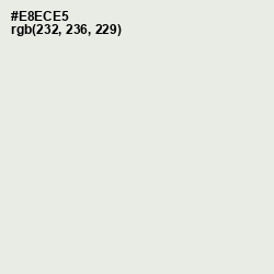#E8ECE5 - Green White Color Image
