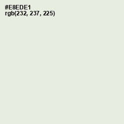 #E8EDE1 - Green White Color Image