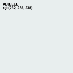 #E8EEEE - Gallery Color Image