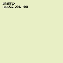 #E8EFC4 - Aths Special Color Image
