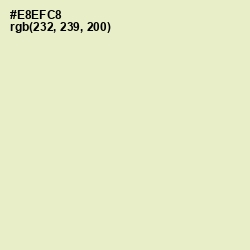 #E8EFC8 - Aths Special Color Image