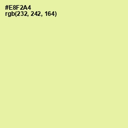 #E8F2A4 - Sandwisp Color Image