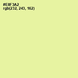 #E8F3A2 - Sandwisp Color Image