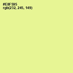 #E8F595 - Jonquil Color Image