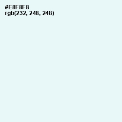 #E8F8F8 - Clear Day Color Image