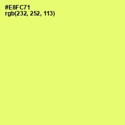#E8FC71 - Manz Color Image
