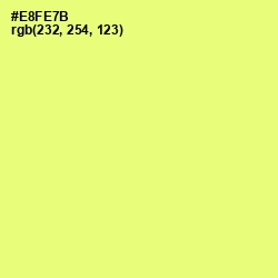 #E8FE7B - Manz Color Image
