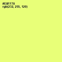 #E8FF78 - Manz Color Image