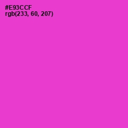 #E93CCF - Razzle Dazzle Rose Color Image