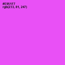 #E951F7 - Pink Flamingo Color Image