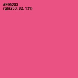 #E95283 - French Rose Color Image