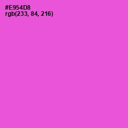 #E954D8 - Orchid Color Image