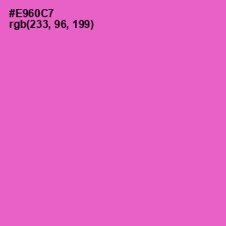 #E960C7 - Orchid Color Image