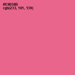 #E9658B - Froly Color Image