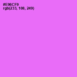 #E96CF9 - Blush Pink Color Image