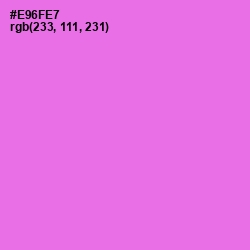 #E96FE7 - Blush Pink Color Image