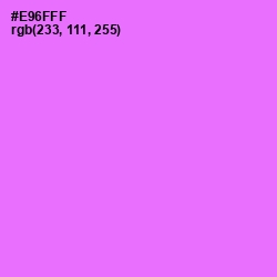 #E96FFF - Blush Pink Color Image