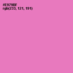 #E979BF - Persian Pink Color Image