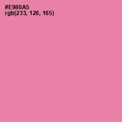 #E980A5 - Carissma Color Image