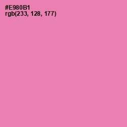 #E980B1 - Carissma Color Image