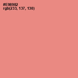 #E98982 - Geraldine Color Image