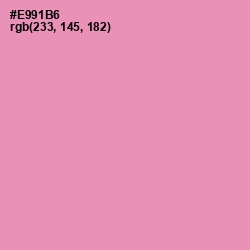 #E991B6 - Mauvelous Color Image