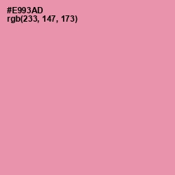 #E993AD - Mauvelous Color Image