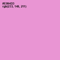 #E994D3 - Light Orchid Color Image