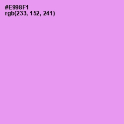 #E998F1 - Lavender Magenta Color Image