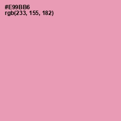 #E99BB6 - Wewak Color Image