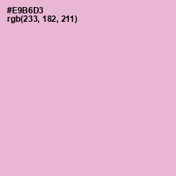 #E9B6D3 - Lavender Pink Color Image