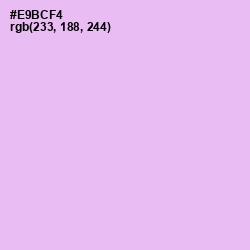 #E9BCF4 - Mauve Color Image
