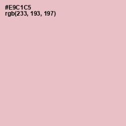 #E9C1C5 - Pink Flare Color Image