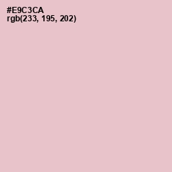 #E9C3CA - Pink Flare Color Image