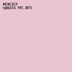 #E9C5CF - Oyster Pink Color Image