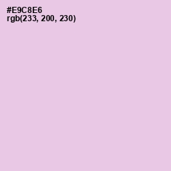 #E9C8E6 - French Lilac Color Image