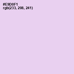 #E9D0F1 - French Lilac Color Image