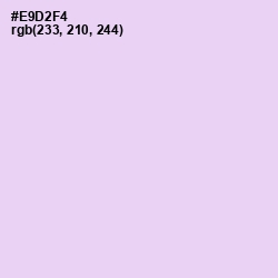 #E9D2F4 - Snuff Color Image