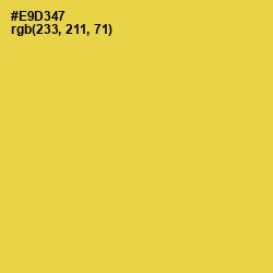 #E9D347 - Ronchi Color Image