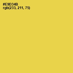 #E9D34B - Ronchi Color Image