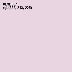 #E9D5E1 - Snuff Color Image