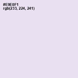 #E9E0F1 - Prim Color Image