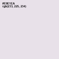 #E9E1EA - Ebb Color Image