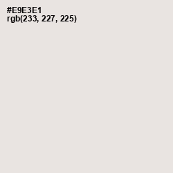 #E9E3E1 - Ebb Color Image