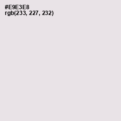 #E9E3E8 - Ebb Color Image