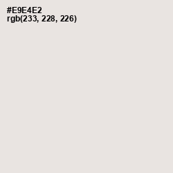 #E9E4E2 - Ebb Color Image