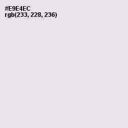 #E9E4EC - Mercury Color Image