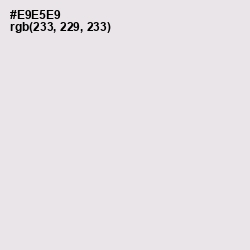 #E9E5E9 - Mercury Color Image